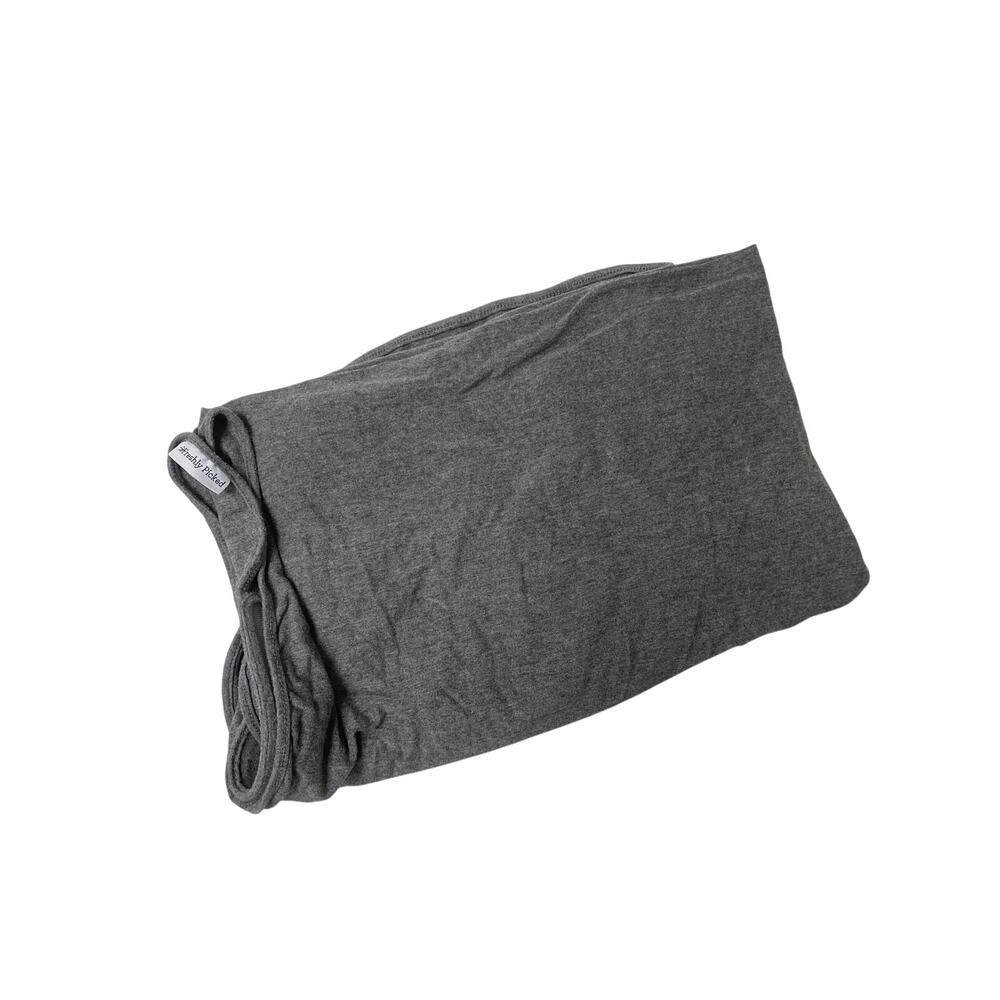 Freshly Picked swaddle blanket charcoal gray